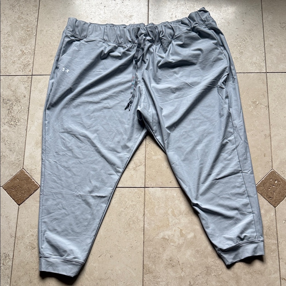 NWT Under Armour Light Gray Sweatpants 3XL